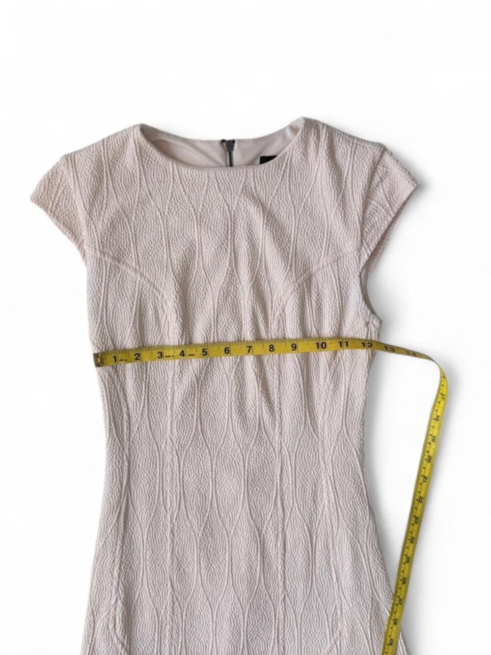 Jacquard Ruffled Mini Dress - XS - Picture 6 of 8